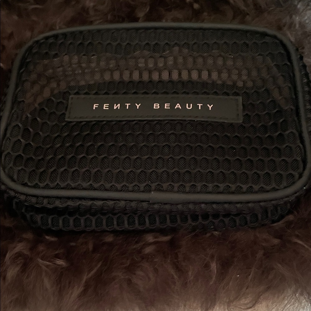 Fenty Beauty Black Mesh Pouch